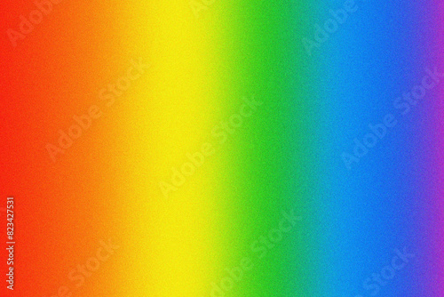Rainbow gradient with noise effect. Pride day celebration. LGBT flag
