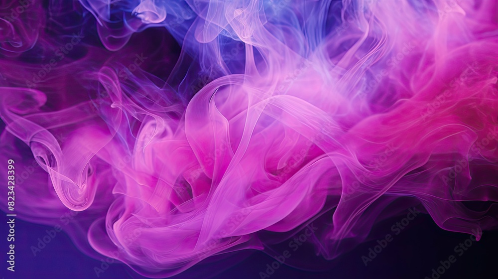 streaks pink purple smoke