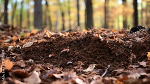 nature brown soil