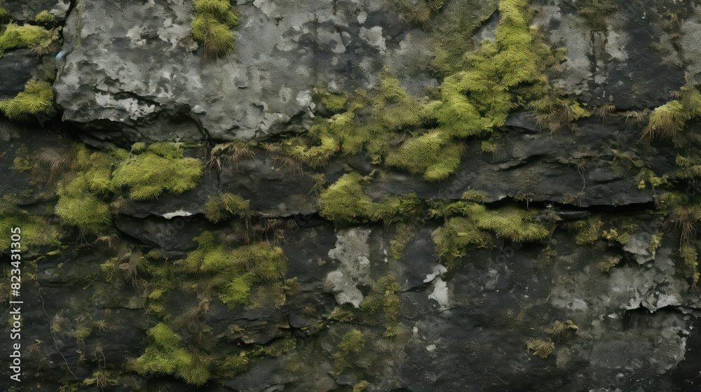 lichen dark gray