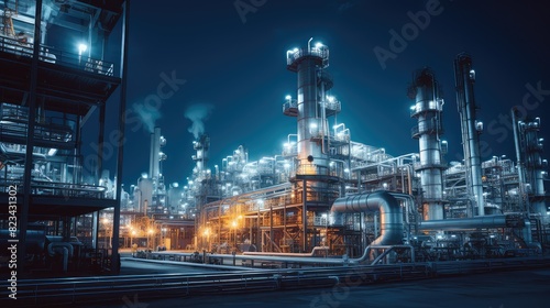 distillation oil refining photo