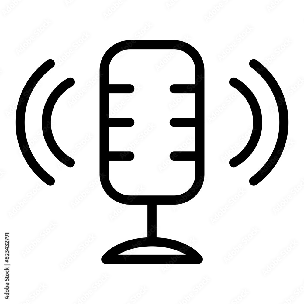 Podcast icon. Icon about podcasts Podcast icon. Icon about podcasts
