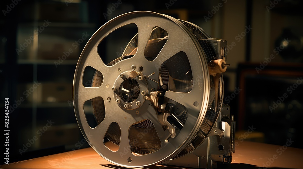 Naklejka premium boom film equipment