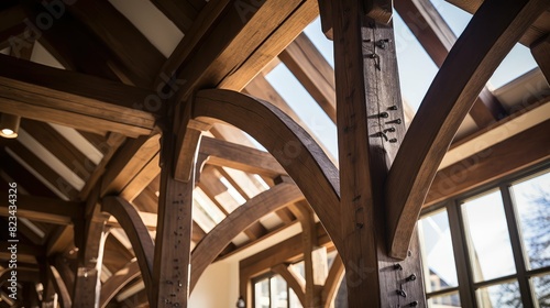 intricate house timber frame