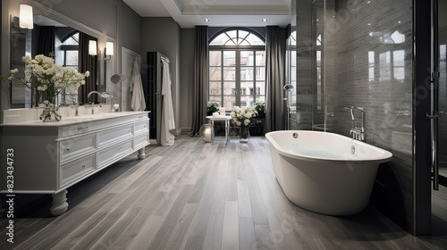 luxurious grey wood floor