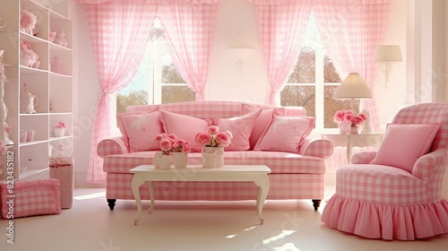 design gingham pink