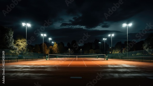 floodlight court lights photo
