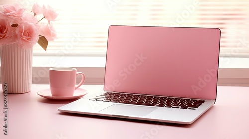 design mockup pink