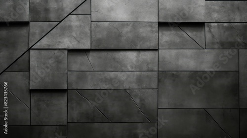 geometric dark gray abstract