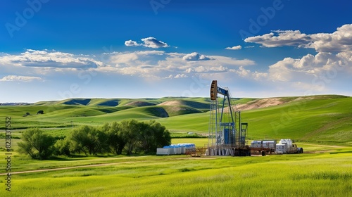 production oil and gas drilling photo