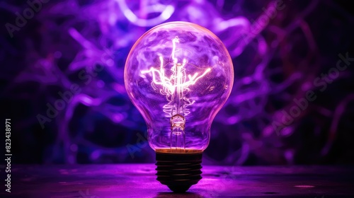 bulb ultra violet light photo