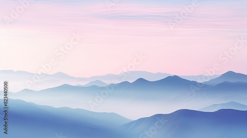 mountain pastel lines