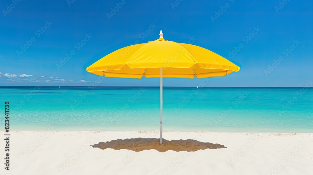 sky yellow beach umbrella sky yellow beach umbrella