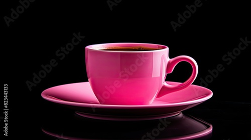 minimalist coffee cup pink