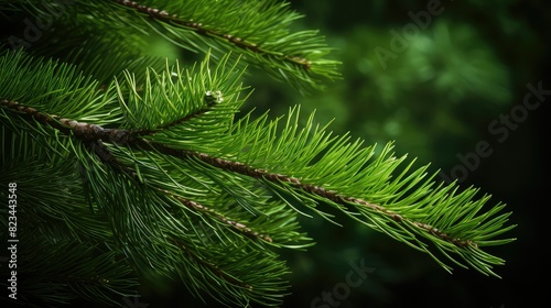 green pine sprig