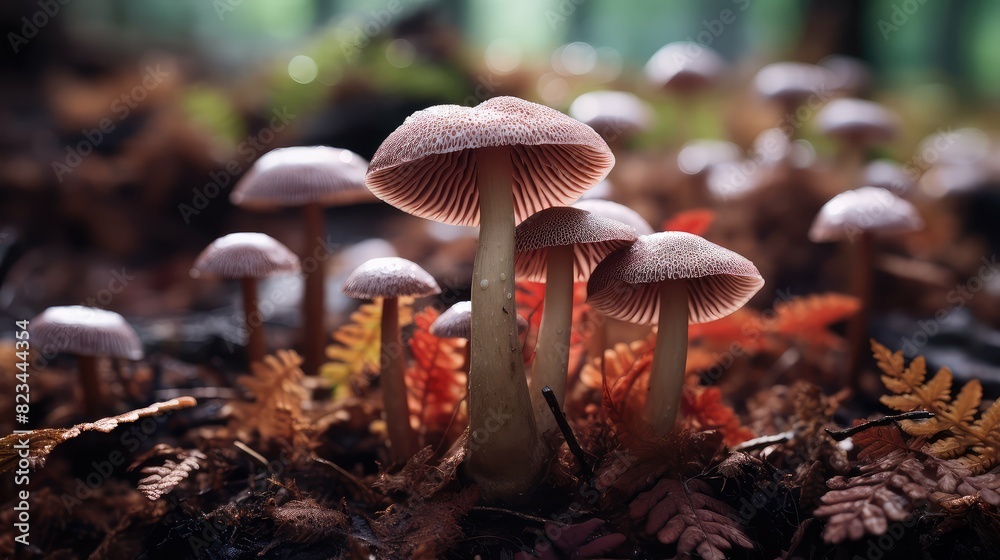 Fototapeta premium edible object champignon mushroom