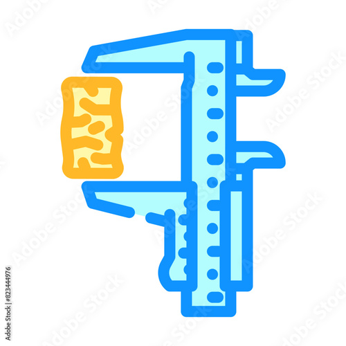 quality control wood pellets color icon vector. quality control wood pellets sign. isolated symbol illustration