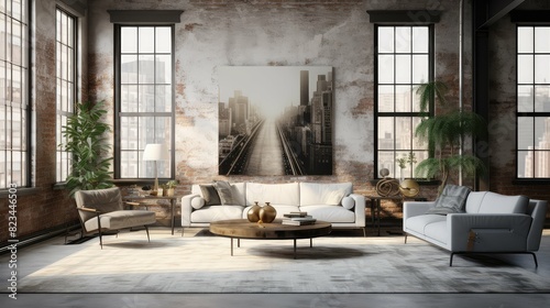 industrial blurred interior design projects