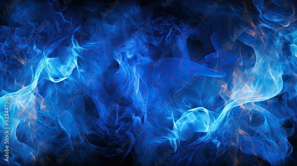 Obraz premium motion blue flame background