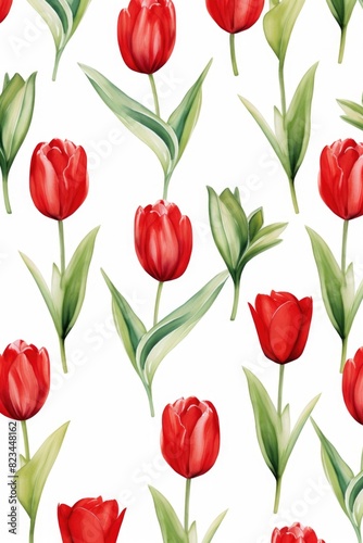 bright flowers on a white background