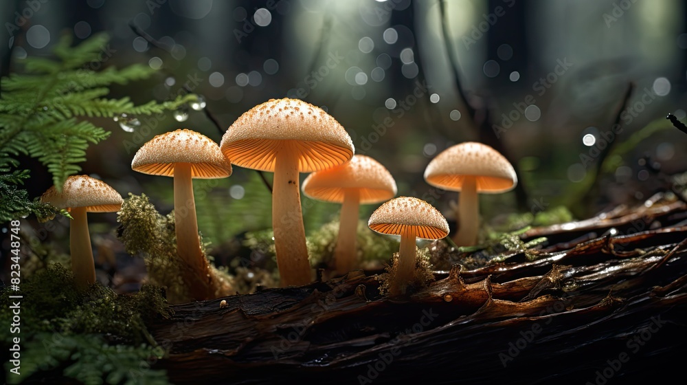 Fototapeta premium fungi object champignon mushroom