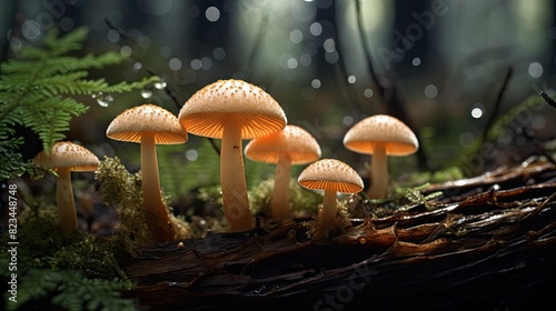 fungi object champignon mushroom