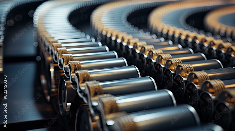 Obraz premium s storage conveyor belt