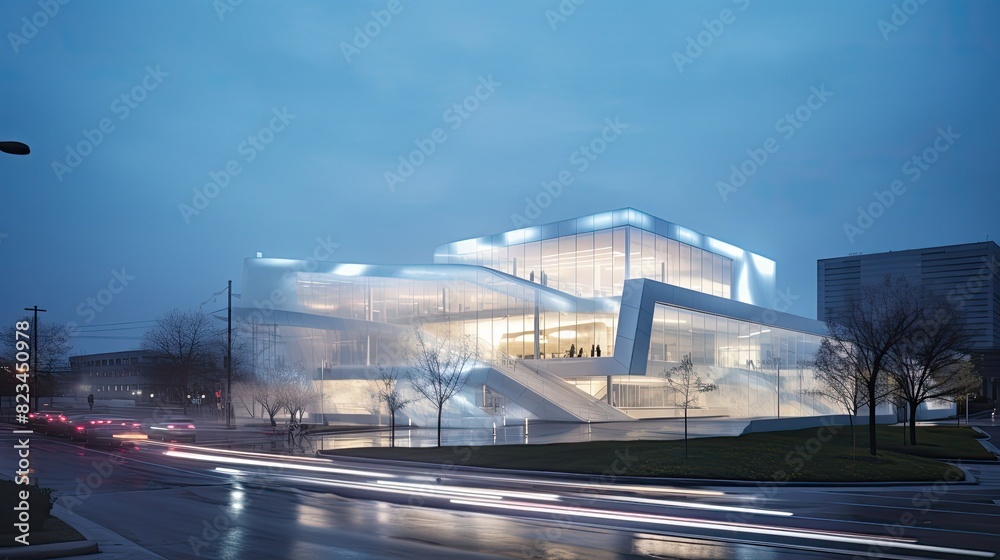 Obraz premium walls commercial exterior lighting