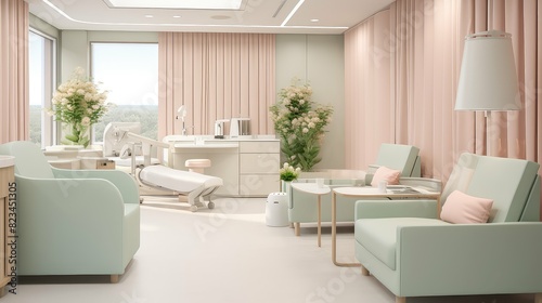 modern clinic interior © vectorwin