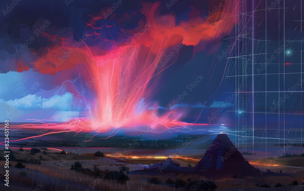 Illustrated Of Enhanced Tornado Detection Using Doppler Radar And