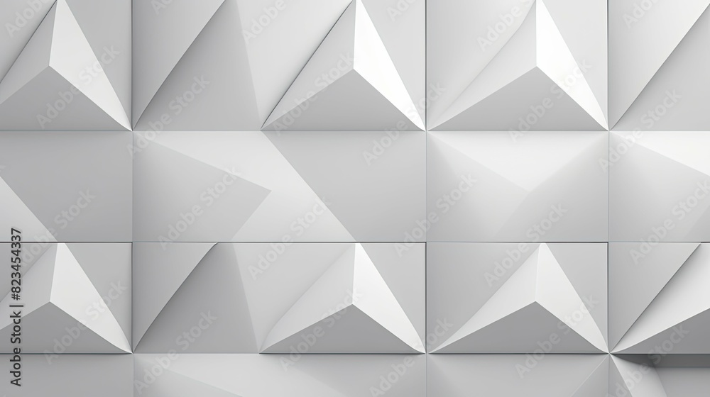 triangles white gray geometric background