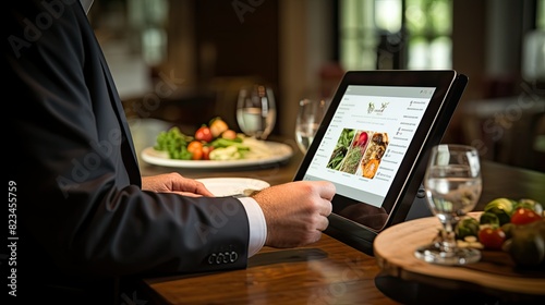 digital technology in restaurant photo