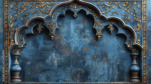Islamic Decoration Frame architecture building islam culture door old ancient travel heritage palace decorative