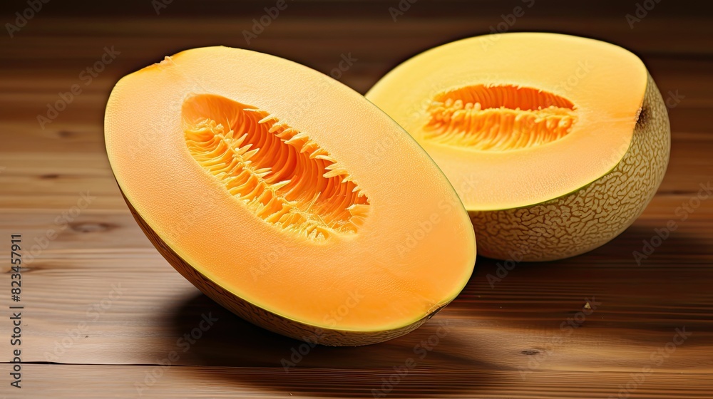 ripe hokkaido melon cantaloupe ripe hokkaido melon cantaloupe