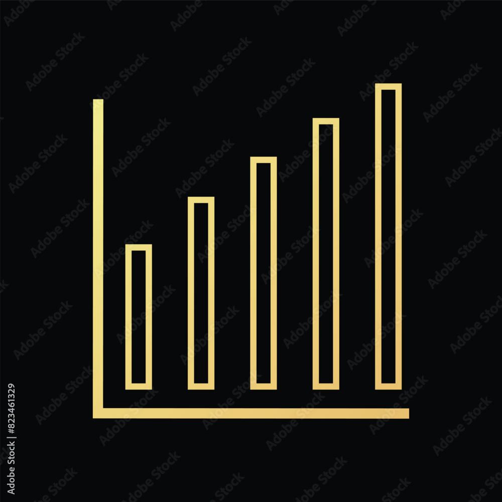 Graph chart icon vector. Growth icon symbol. Graph chart icon vector. Growth icon symbol.