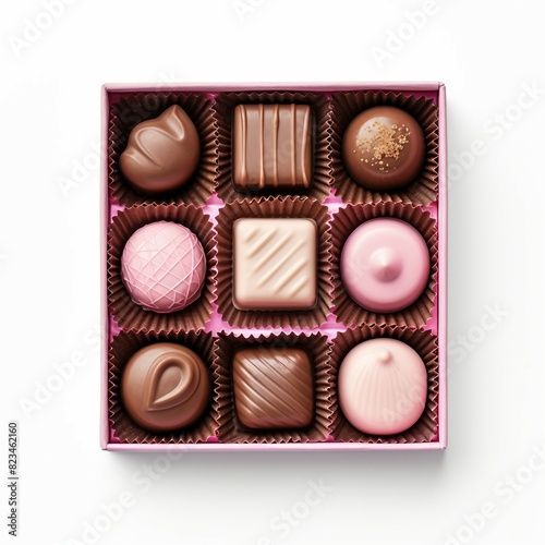 chocolate candies in box  © Digital Waves