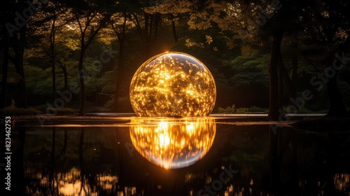 radiance sphere of light photo
