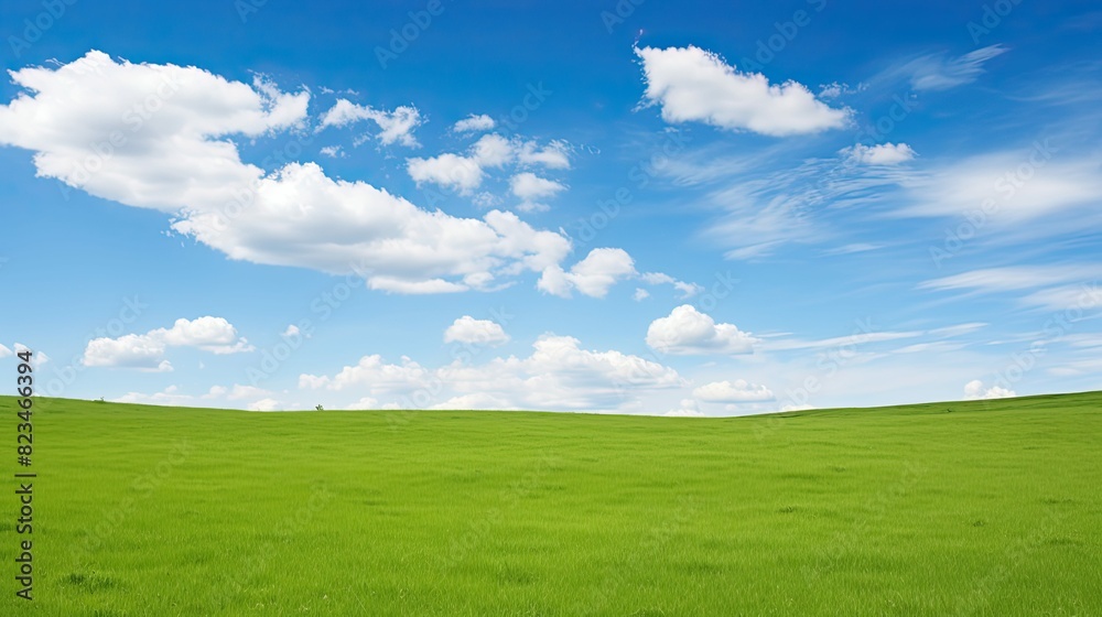 shade blue sky green grass