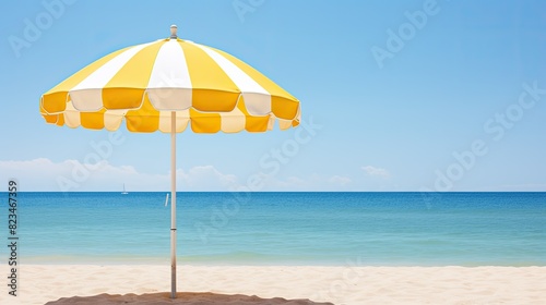 beach yellow and white background