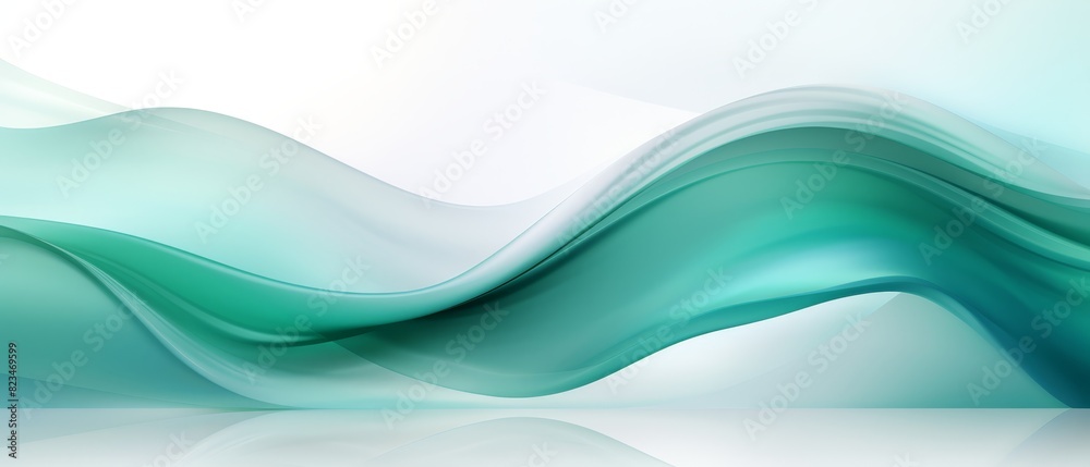 Teal and white abstract waves background with copy space, Teal and white abstract waves background with copy space,