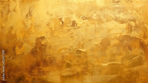 Textured gold foil, bright and shiny, ideal for background designs,