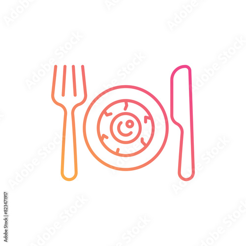 Cannibal vector icon