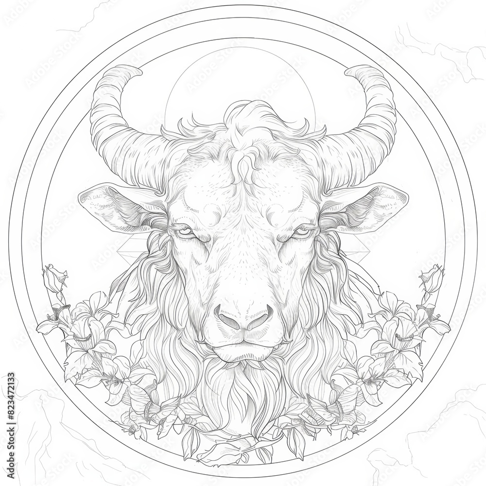 colouring book design of the zodiac sign SAGITARIUS colouring book design of the zodiac sign SAGITARIUS
