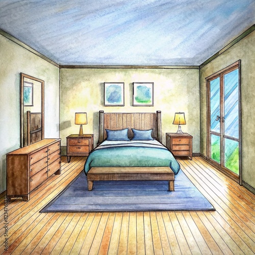 interior of a bedroom