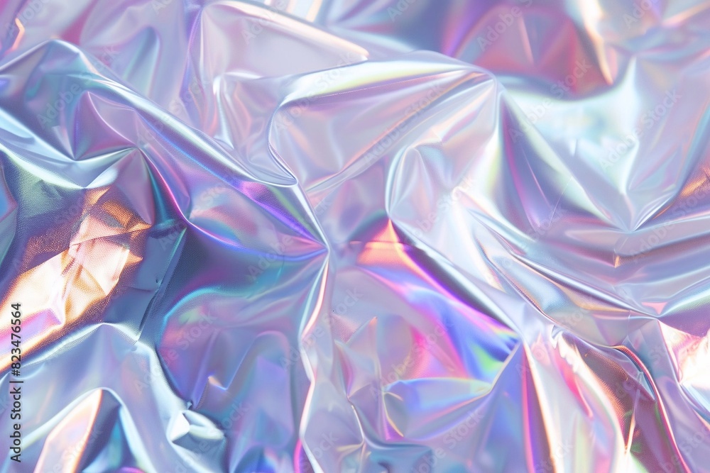 Holographic retro purple and pink metallic textured background.Macro.AI Generative. Holographic retro purple and pink metallic textured background.Macro.AI Generative.