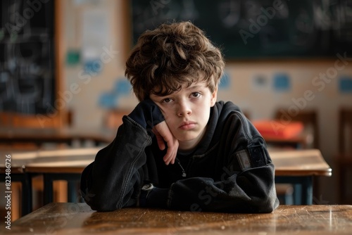 Education: A Depressed School Boy Seeking Knowledge Amidst Discrimination in College