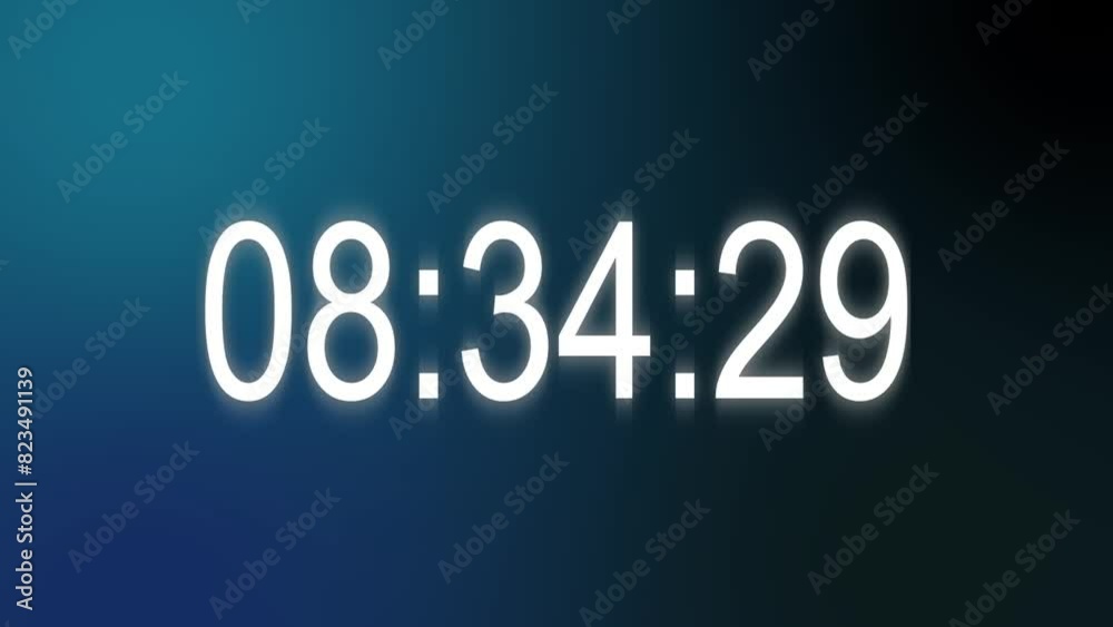 countdown Time 08:35.00 Timecode numbers on a black background. Real time eight minute with digital clock time | white color clock timer for min 4K countdown Time 08:35.00 Timecode numbers on a black background. Real time eight minute with digital clock time | white color clock timer for min 4K