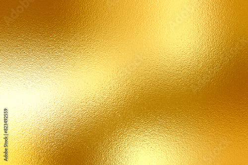 Gold metal foil texture for design.