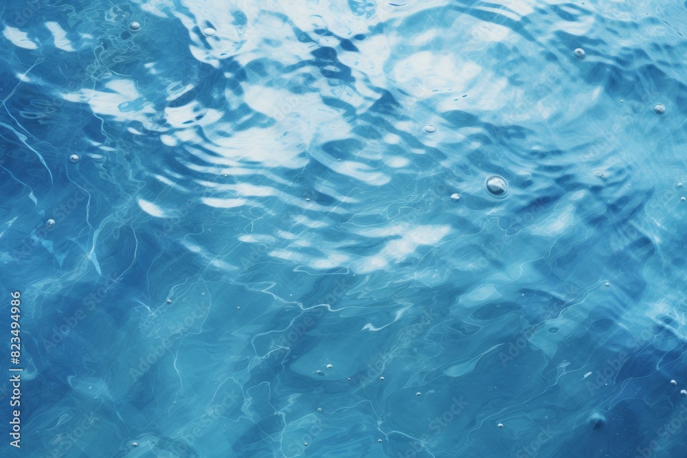 High-resolution image of calm blue water with gentle ripples and light reflections