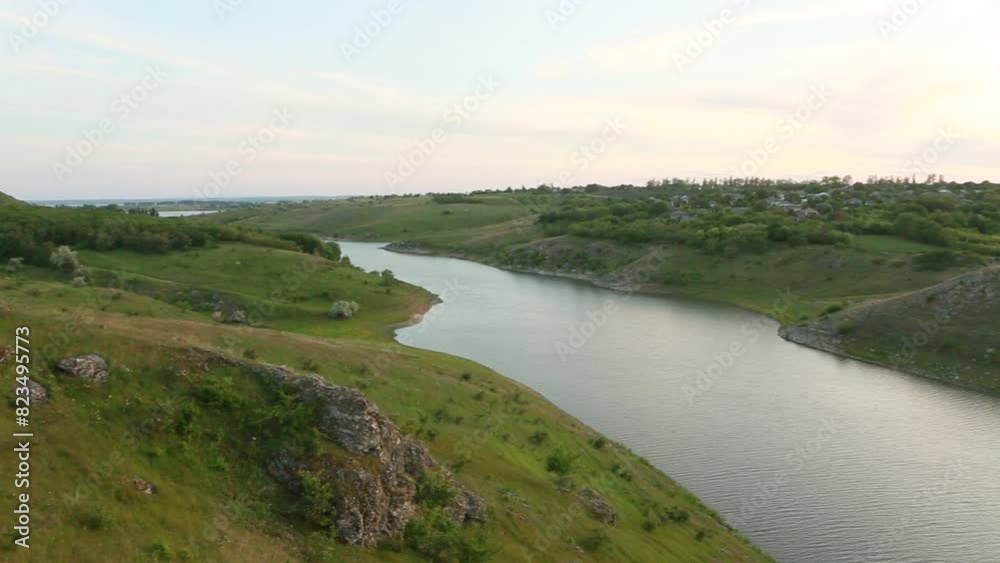 Video with landscape and beautiful nature from the Republic of Moldova. One of the most beautiful views in the north of Moldova, Eastern Europe Video with landscape and beautiful nature from the Republic of Moldova. One of the most beautiful views in the north of Moldova, Eastern Europe